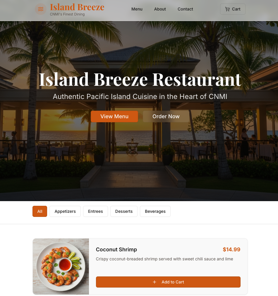 Restaurant Website